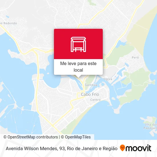 Avenida Wilson Mendes, 93 mapa