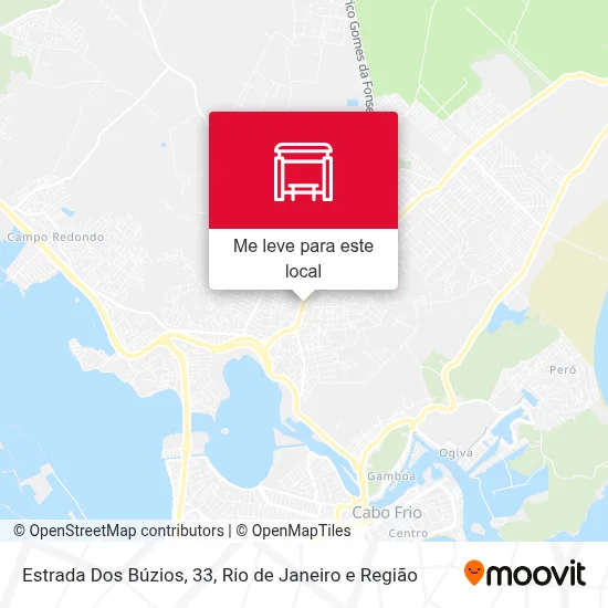 Estrada Dos Búzios, 33 mapa