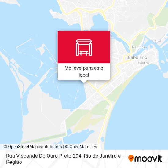 Rua Visconde Do Ouro Preto 294 mapa