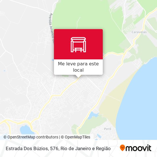 Estrada Dos Búzios, 576 mapa