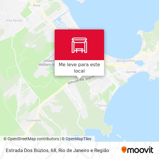 Estrada Dos Búzios, 68 mapa