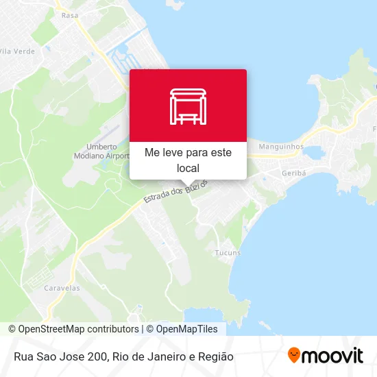 Rua Sao Jose 200 mapa