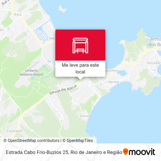 Estrada Cabo Frio-Buzios 25 mapa