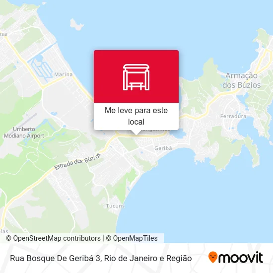 Rua Bosque De Geribá 3 mapa