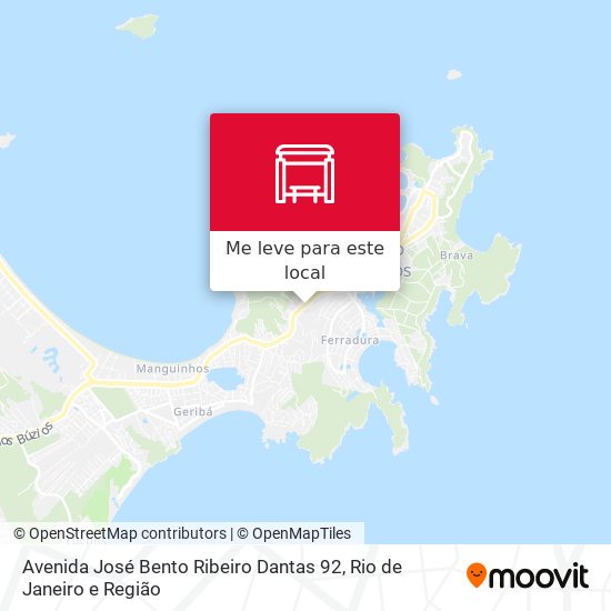 Avenida José Bento Ribeiro Dantas 92 mapa