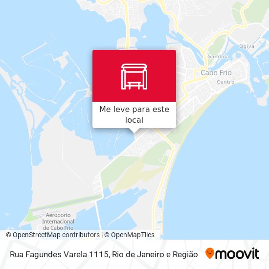 Rua Fagundes Varela 1115 mapa