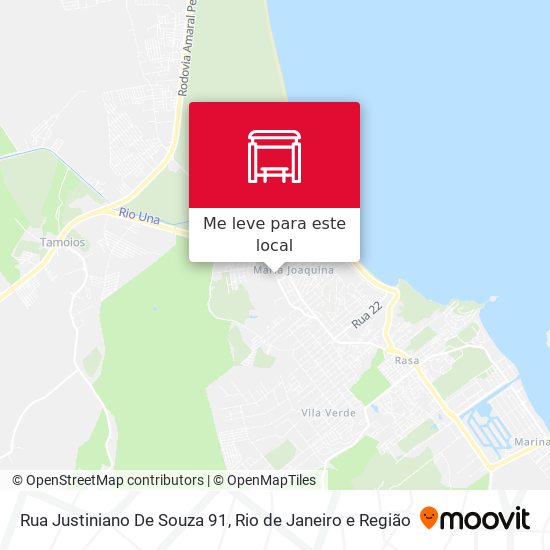 Rua Justiniano De Souza 91 mapa