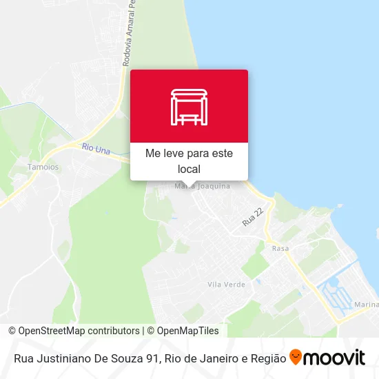 Rua Justiniano De Souza 91 mapa
