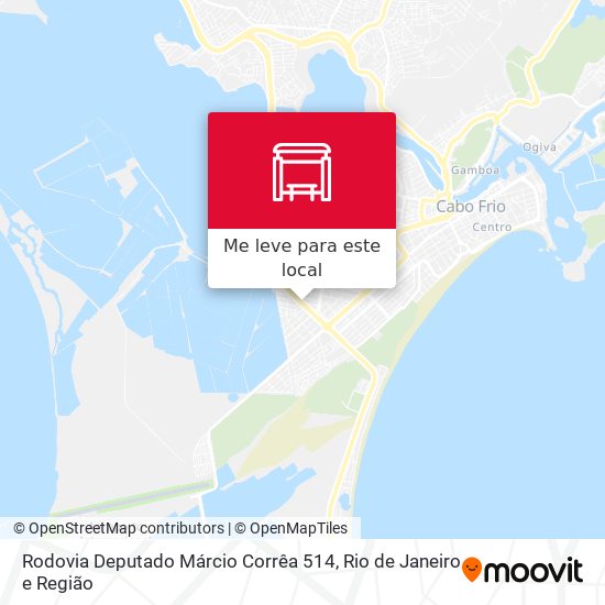 Rodovia Deputado Márcio Corrêa 514 mapa