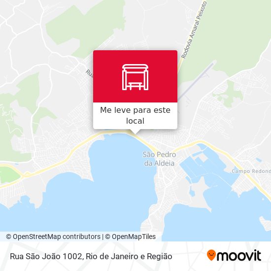 Rua São João 1002 mapa