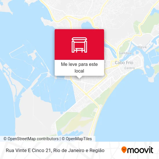 Rua Vinte E Cinco 21 mapa
