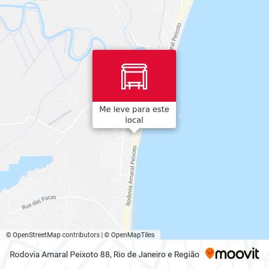 Rodovia Amaral Peixoto 88 mapa