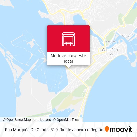 Rua Marquês De Olinda, 510 mapa