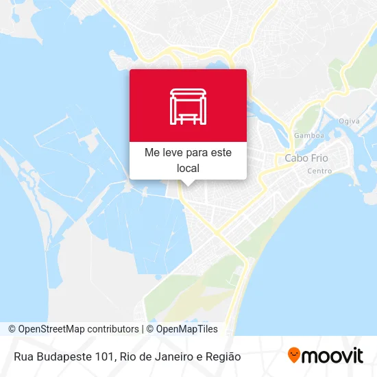 Rua Budapeste 101 mapa