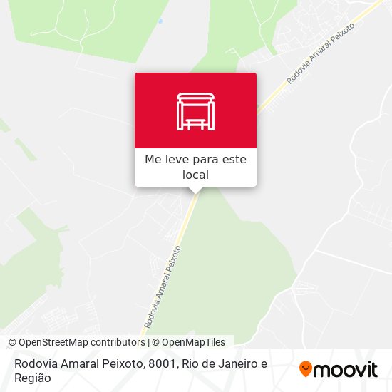 Rodovia Amaral Peixoto, 8001 mapa