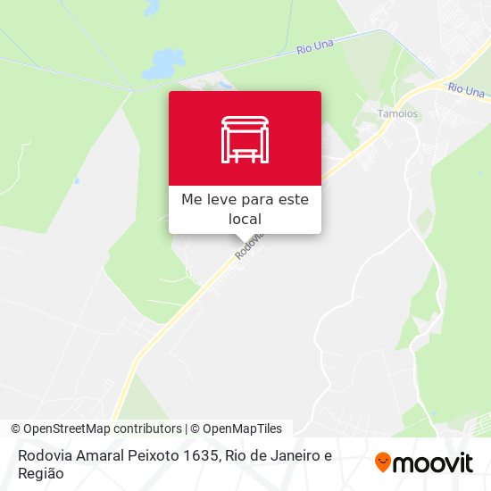 Rodovia Amaral Peixoto 1635 mapa