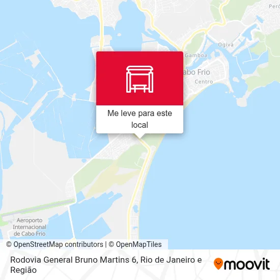 Rodovia General Bruno Martins 6 mapa