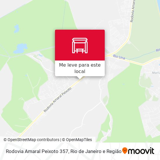 Rodovia Amaral Peixoto 357 mapa