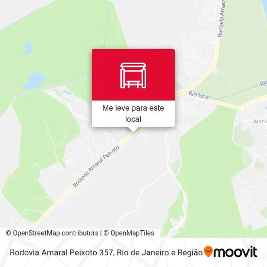 Rodovia Amaral Peixoto 357 mapa