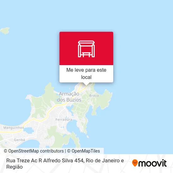 Rua Treze Ac R Alfredo Silva 454 mapa