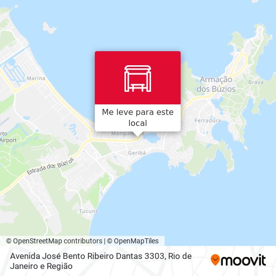 Avenida José Bento Ribeiro Dantas 3303 mapa