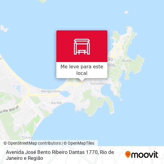 Avenida José Bento Ribeiro Dantas 1770 mapa