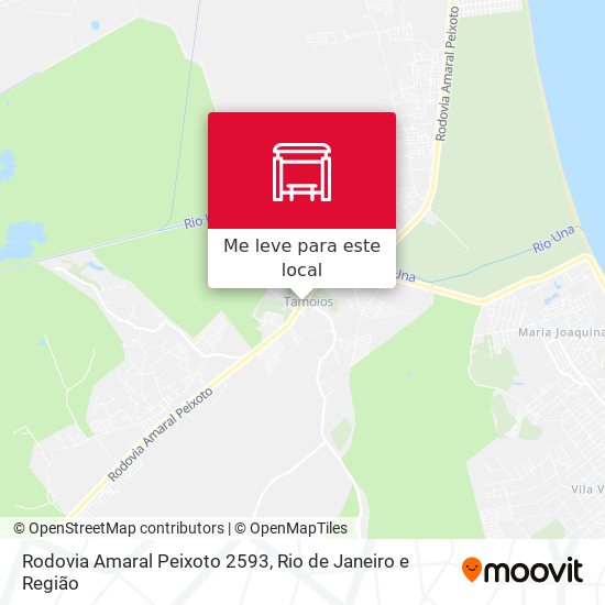 Rodovia Amaral Peixoto 2593 mapa