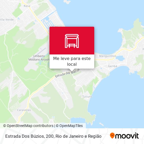 Estrada Dos Búzios, 200 mapa