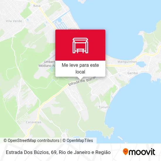 Estrada Dos Búzios, 69 mapa