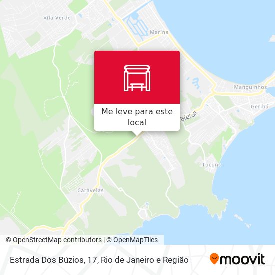 Estrada Dos Búzios, 17 mapa