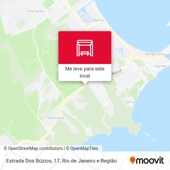 Estrada Dos Búzios, 17 mapa