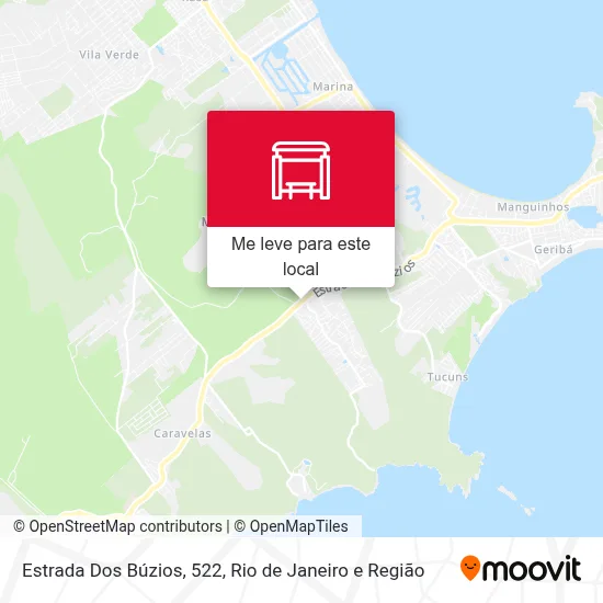 Estrada Dos Búzios, 522 mapa