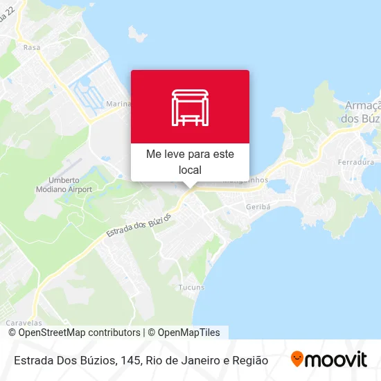 Estrada Dos Búzios, 145 mapa