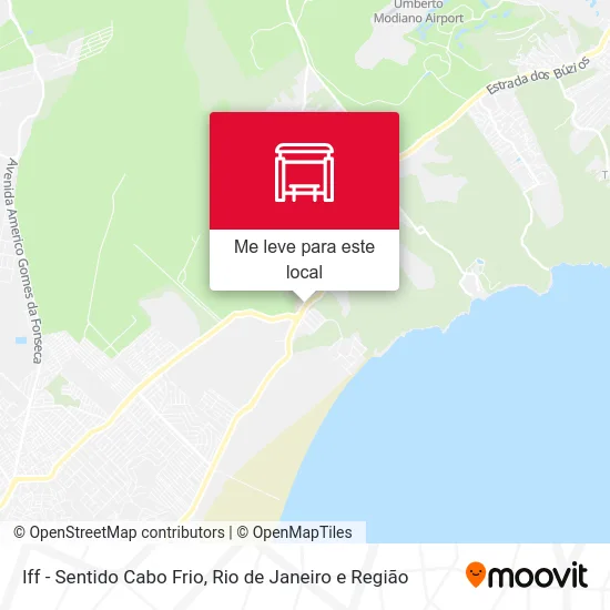 Iff - Sentido Cabo Frio mapa