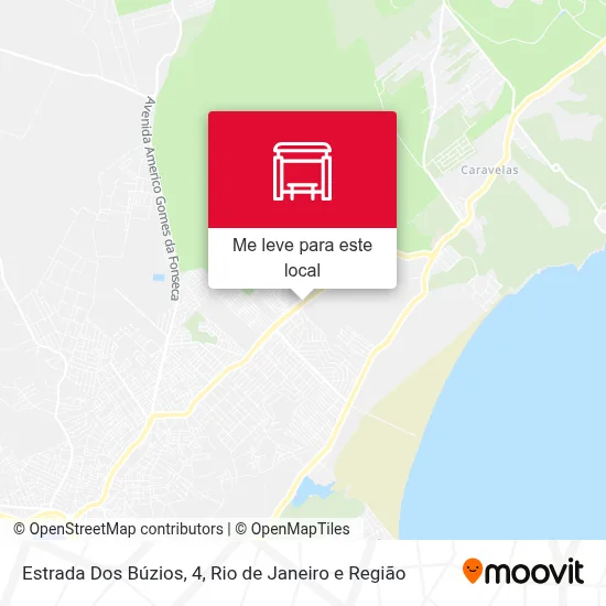 Estrada Dos Búzios, 4 mapa