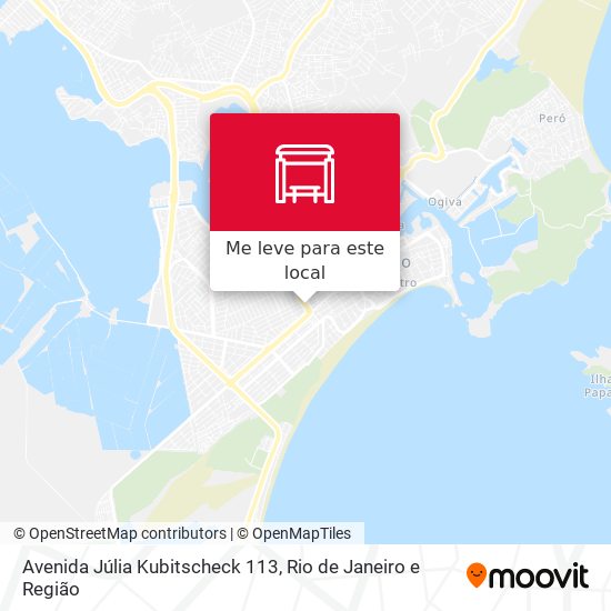 Avenida Júlia Kubitscheck 113 mapa