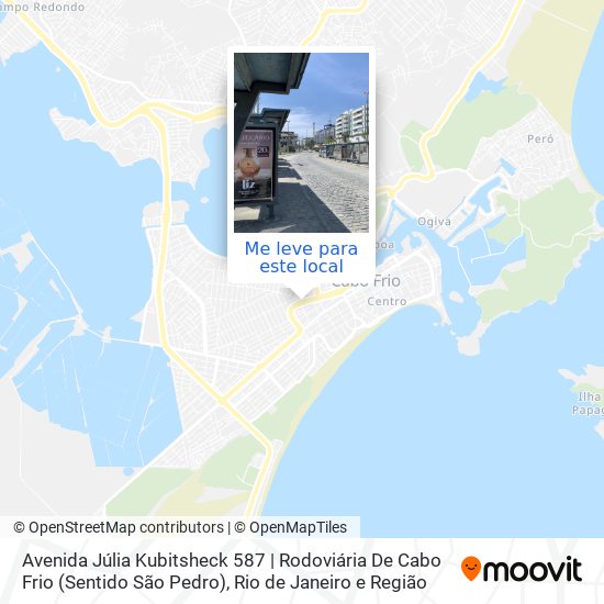 Avenida Júlia Kubitsheck 587 | Rodoviária De Cabo Frio (Sentido São Pedro) mapa