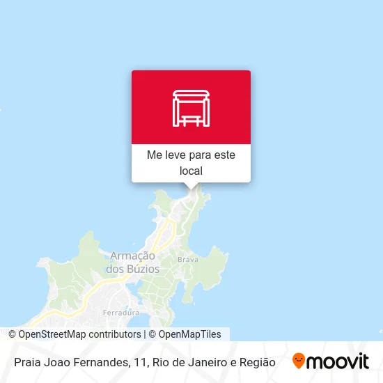 Praia Joao Fernandes, 11 mapa