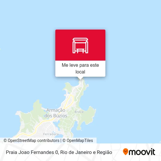 Praia Joao Fernandes 0 mapa