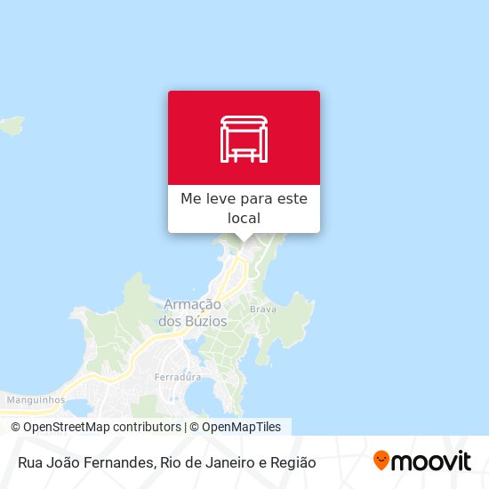 Rua João Fernandes mapa