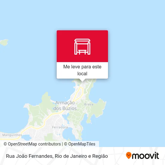 Rua João Fernandes mapa