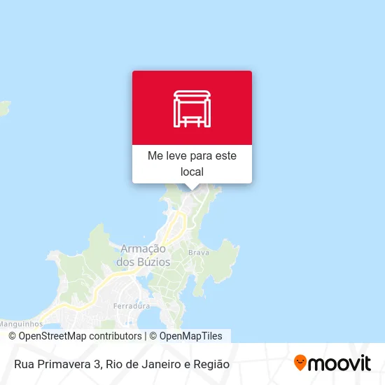 Rua Primavera 3 mapa