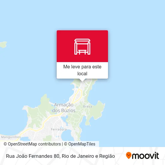 Rua João Fernandes 80 mapa