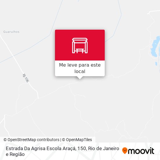 Estrada Da Agrisa Escola Araçá, 150 mapa