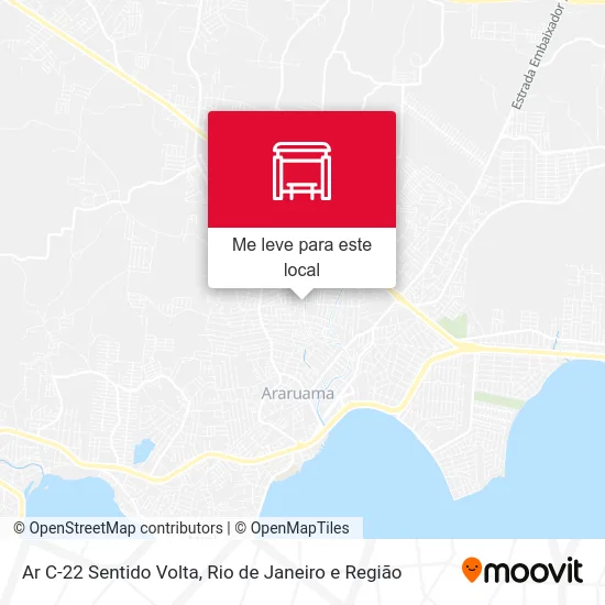 Ar C-22 Sentido Volta mapa