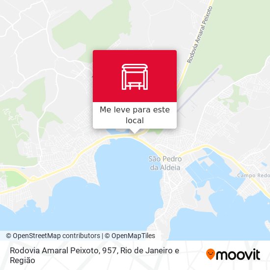 Rodovia Amaral Peixoto, 957 mapa