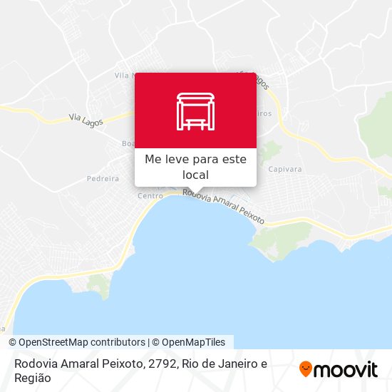 Rodovia Amaral Peixoto, 2792 mapa
