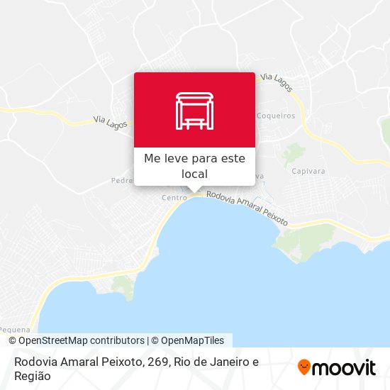 Rodovia Amaral Peixoto, 269 mapa