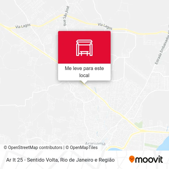 Ar It 25 - Sentido Volta mapa