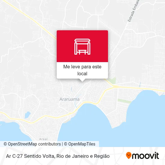 Ar C-27 Sentido Volta mapa